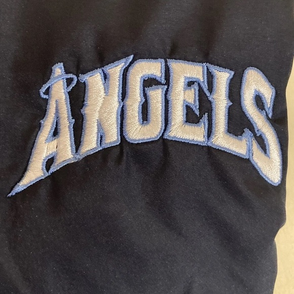 Los Angeles Angels Men's Blue Holloway Bionic Windshirt Pullover Size Small - Picture 2 of 10